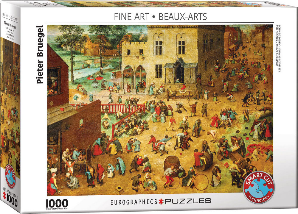 Brueghel: Børnelege, 1000 brikker