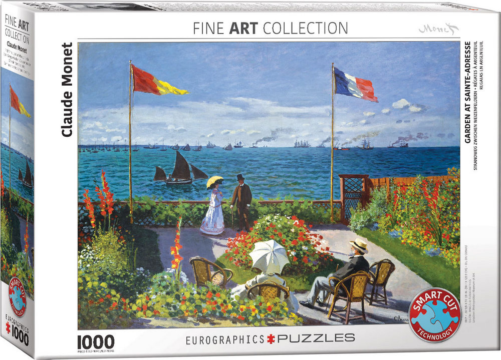 Monet: Haven i Saint-Adresse, 1000 brikker