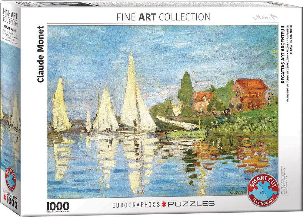 Monet: Regatta ved Argenteuil, 1000 brikker