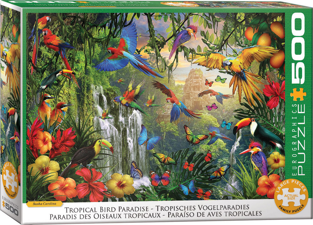 Fuglene i paradis, 500 brikker