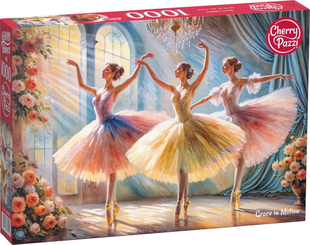 3 ballerinaer, 1000 brikker