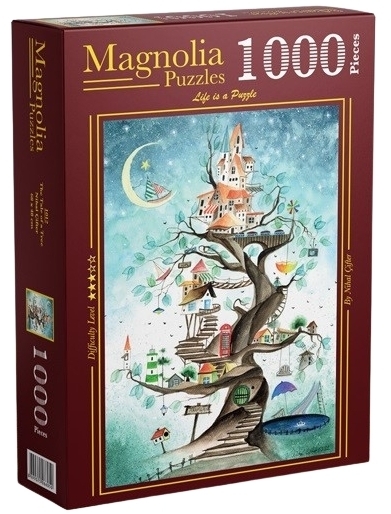 Træ-husene, 1000 brikker