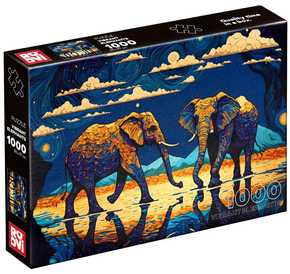 Elefanternes spejlbillede, 1000 brikker