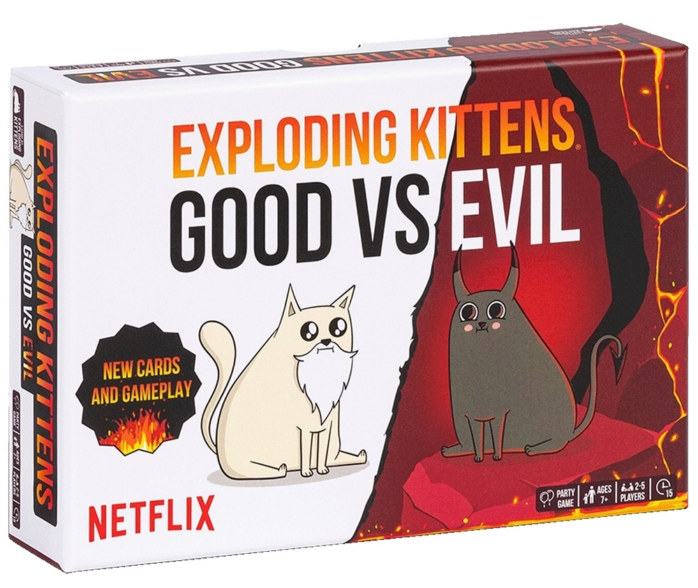Exploding Kittens: Good vs Evil - Engelsk