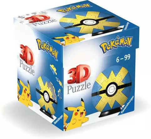 Ravensburger Puslespil - 3D: Pokemon: Quick Ball, 54 brikker