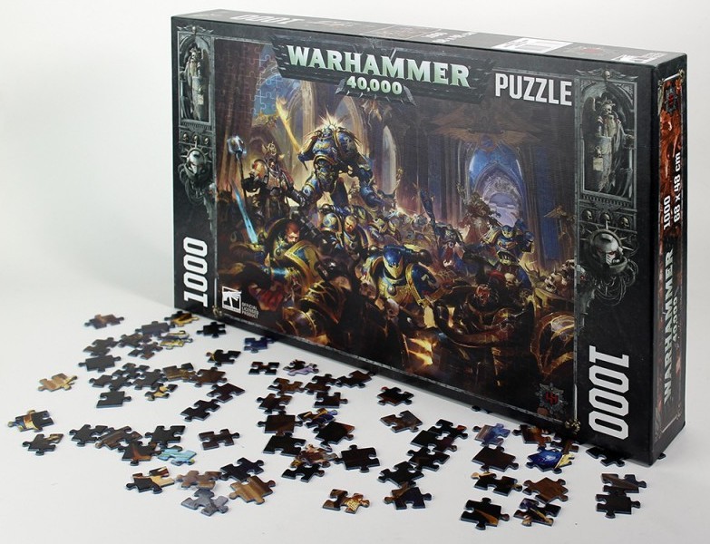 Warhammer 40K: Gulliman vs Black Legion, 1000 brikker