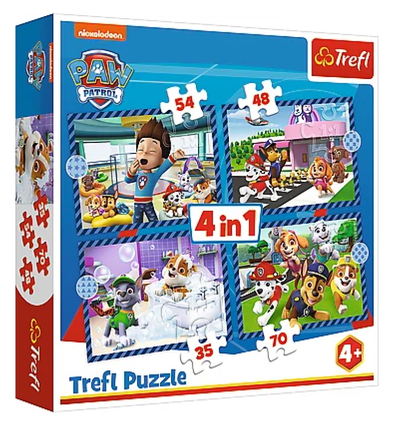 Paw Patrol, 4 i 1, 35 brikker