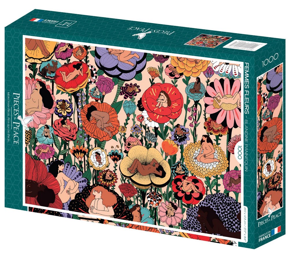 Blomsterne kvinder, 1000 brikker