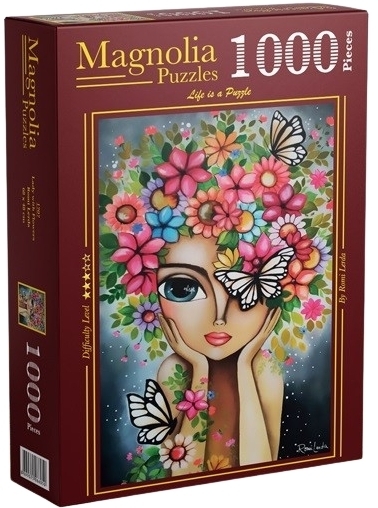 Blomsterdrømme, 1000 brikker