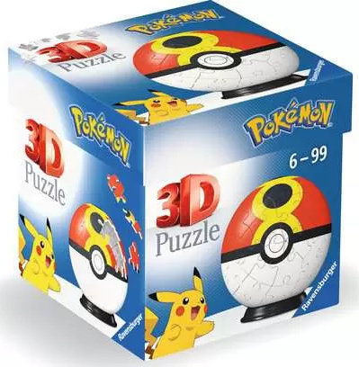 3D: Pokemon Pokeballs - Repeatball, 54 brikker