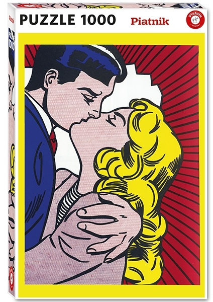 Lichtenstein: Kiss III, 1000 brikker