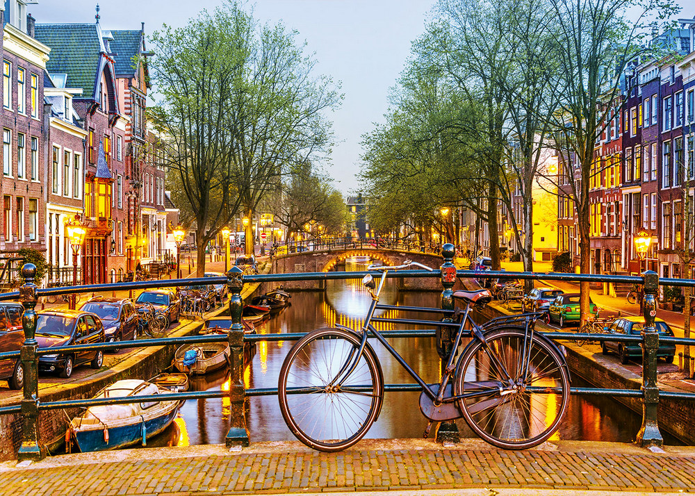 Aftenstemning i Amsterdam, 1000 brikker