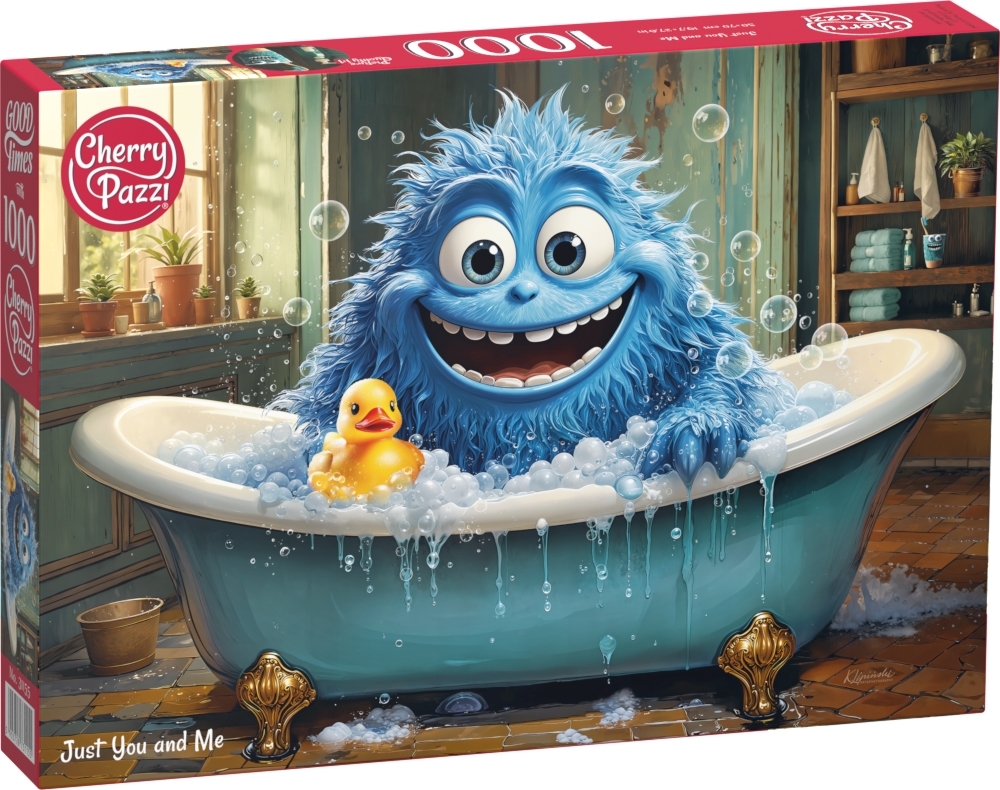 Monster badeglæde, 1000 brikker