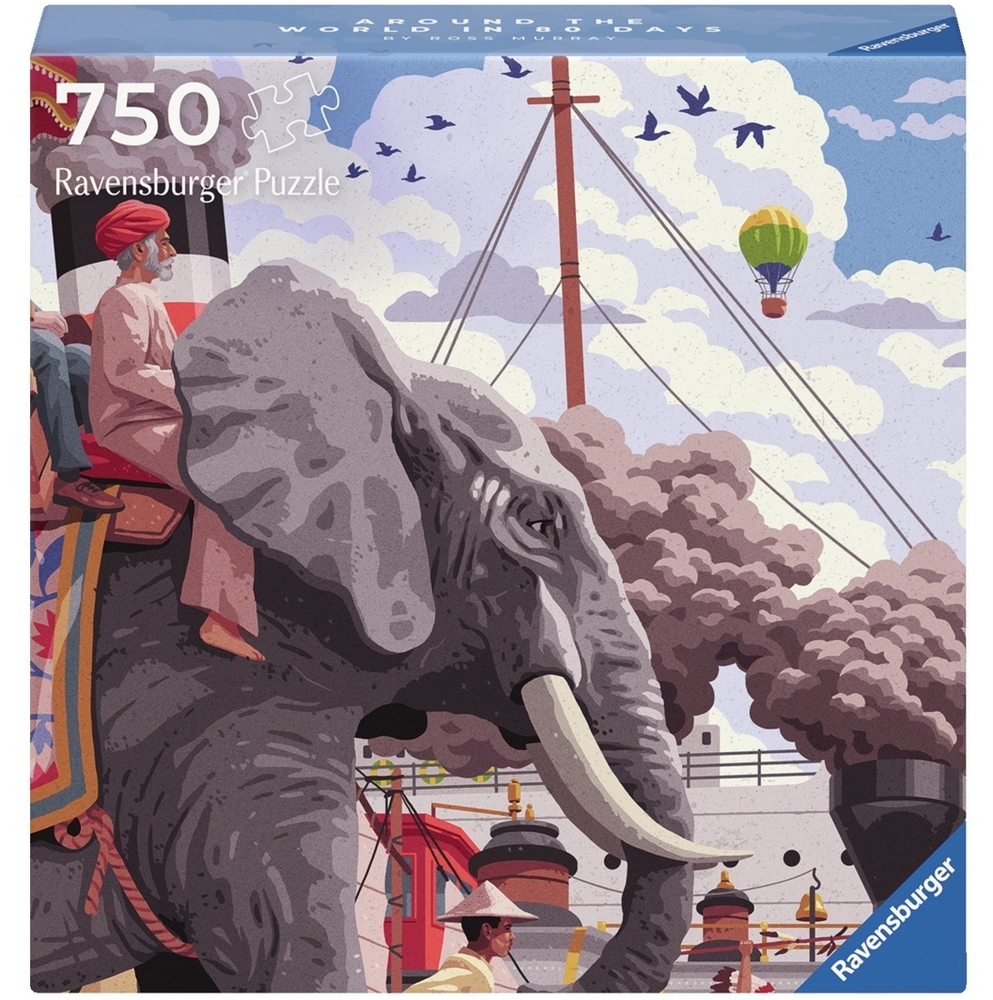 Ravensburger Puslespil - Jorden rundt i 80 dage, 750 brikker