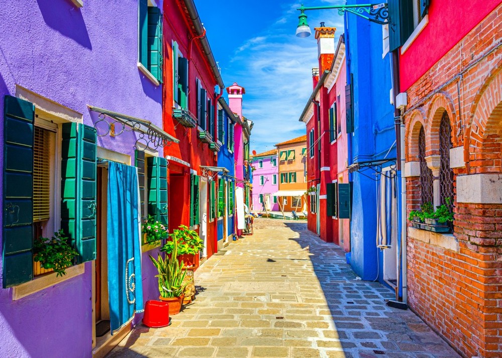 Burano: Farverig charme, 500 brikker