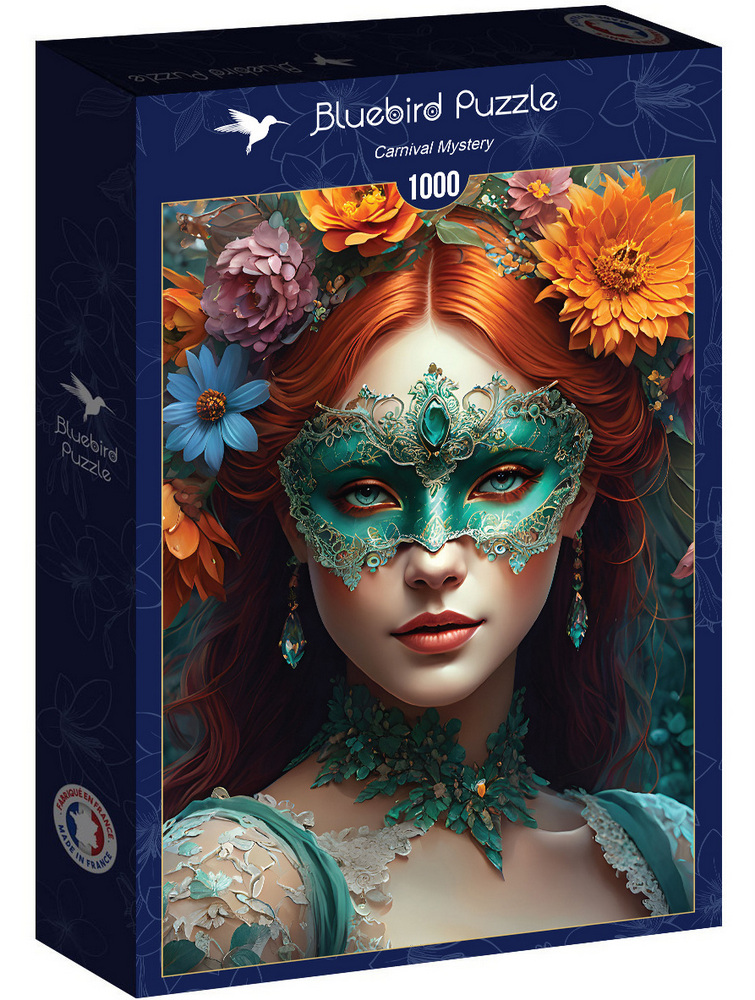 Mystik bag den smaragdfarvede maske, 1000 brikker