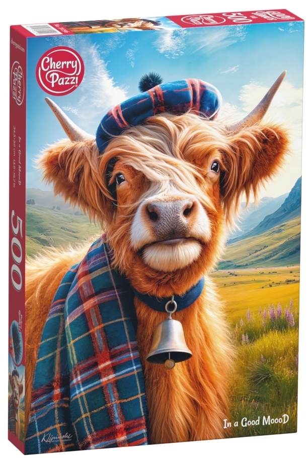 Skotsk charme i pels og plaid, 500 brikker