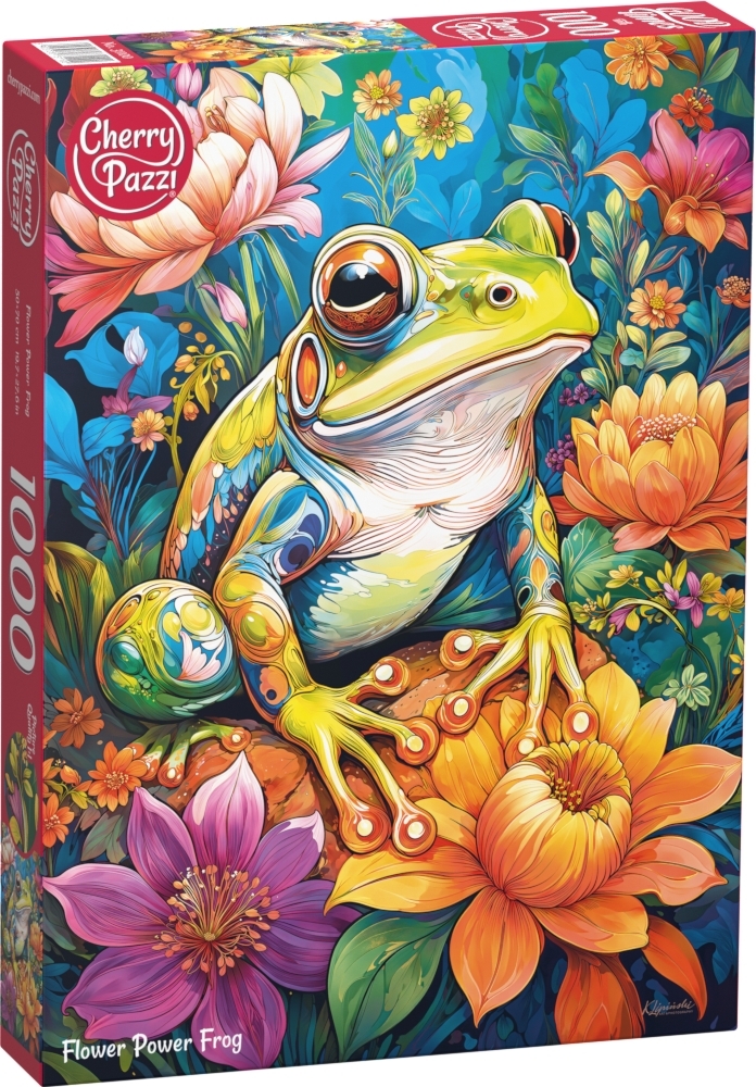 Kvæk blandt blomster, 1000 brikker