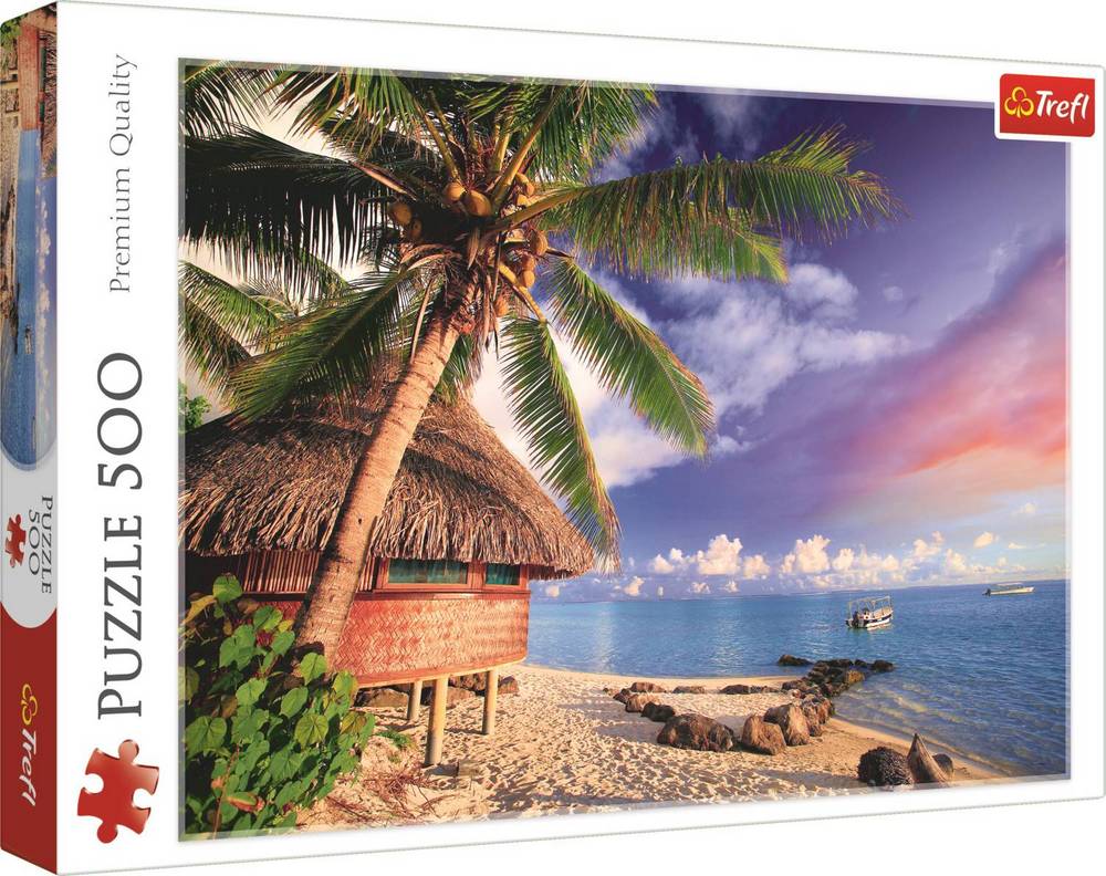 Bora Bora: Palmer og paradis, 500 brikker