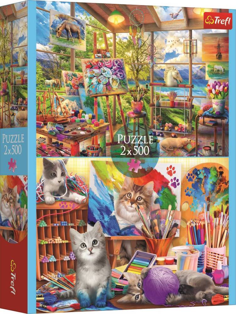 Eduard: Kunstnerisk hygge, 2x500 brikker
