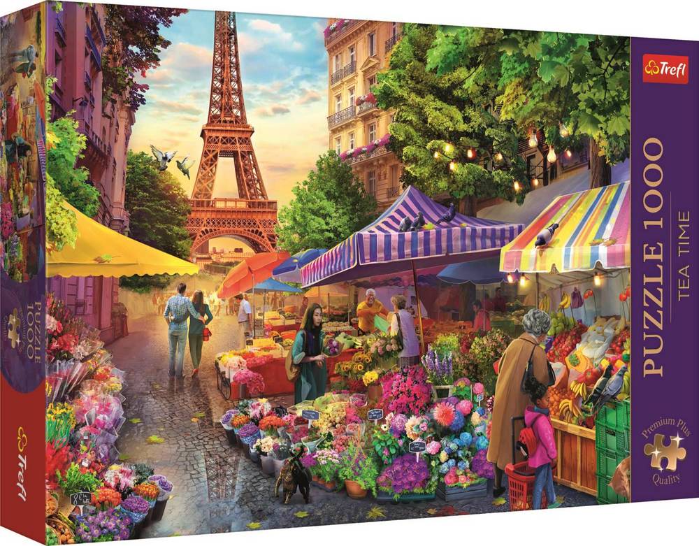 Markedsdag i hjertet af Paris, 1000 brikker