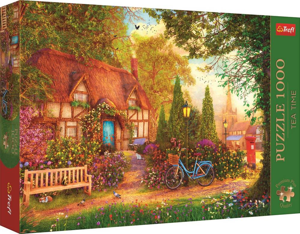 Davison: Hyggeligt hus i den blomstrende have, 1000 brikker