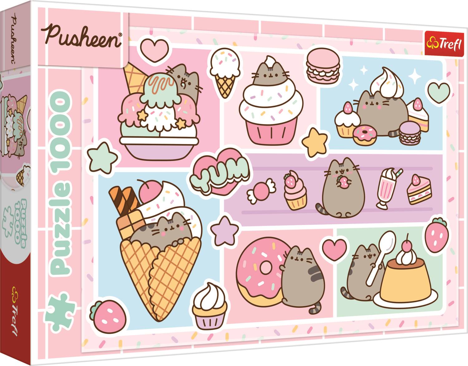 Pusheen, 1000 brikker