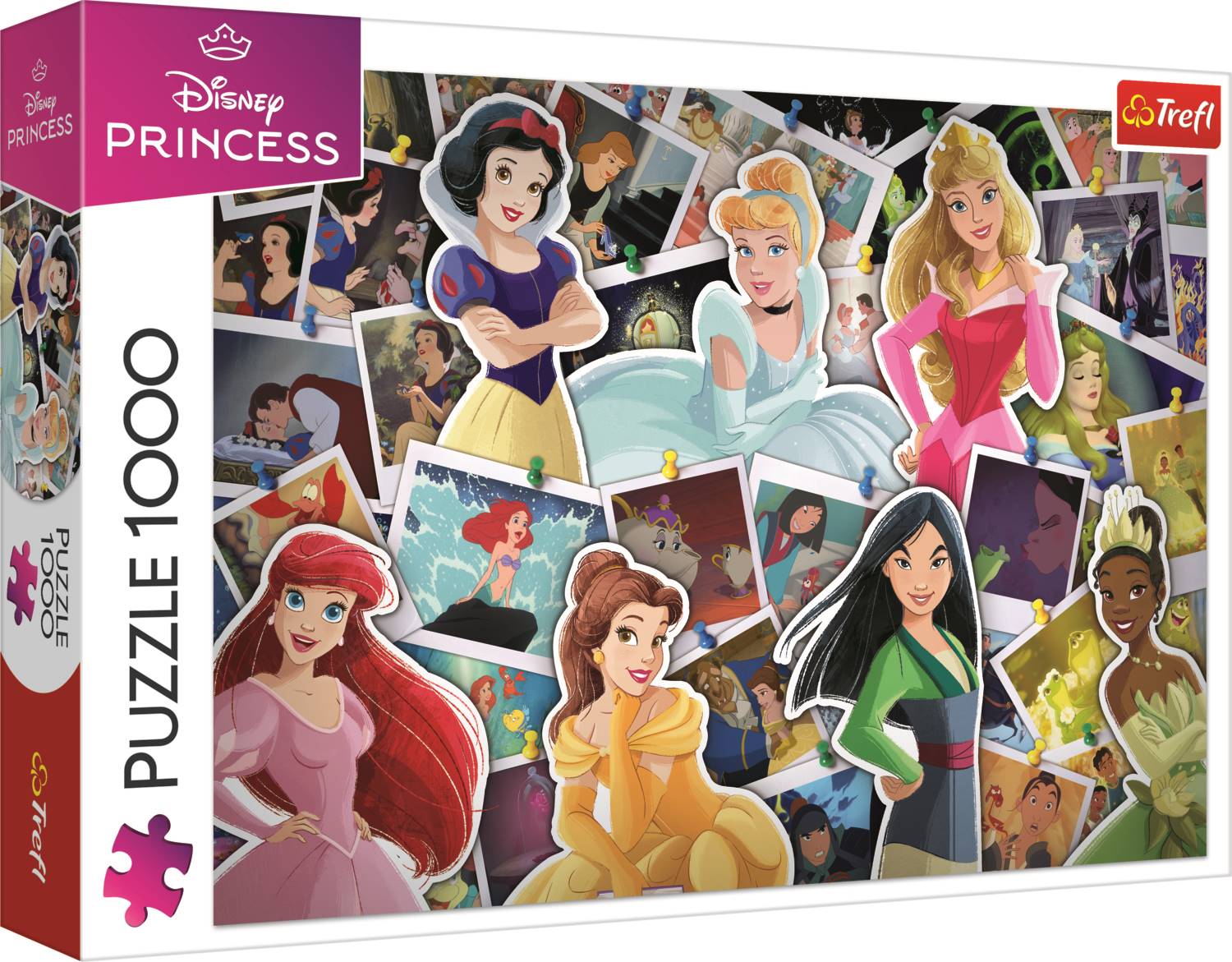 Disney prinsesser: Magiske minder på væggen, 1000 brikker