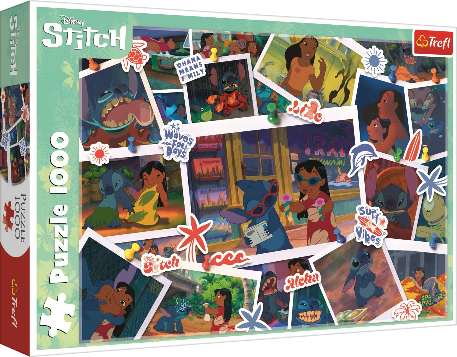 Disney: Stitch - Collage, 1000 brikker
