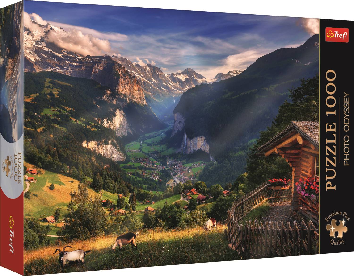 Schweiz: Lauterbrunnen, 1000 brikker