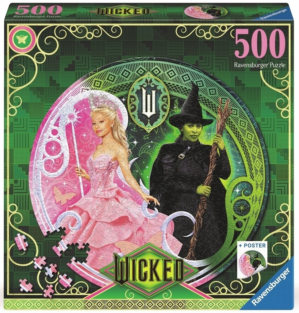 Ravensburger Puslespil - Wicked - Rundt puslespil, 500 brikker