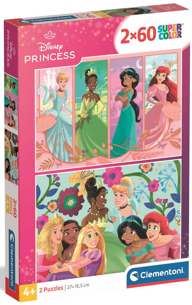 Disney prinsesser, 2x60 brikker