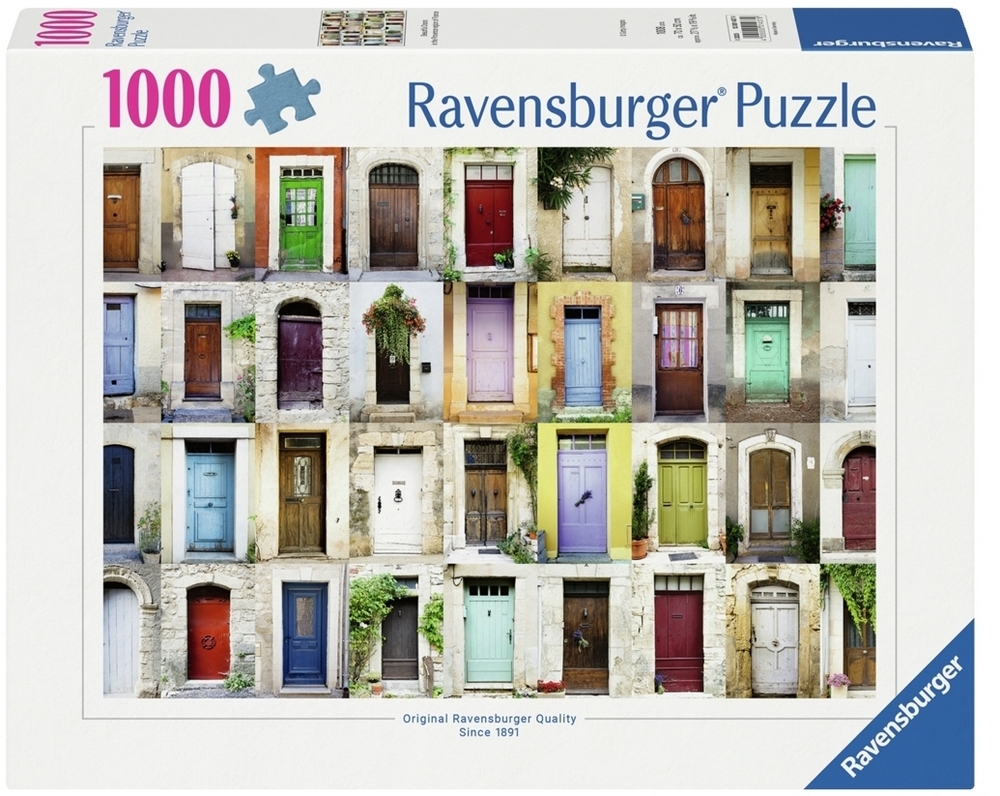 Ravensburger Puslespil - Døre fra Provence, 1000 brikker