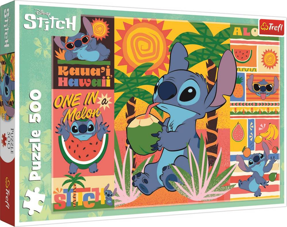 Disney: Stitch - Nyder livet, 500 brikker
