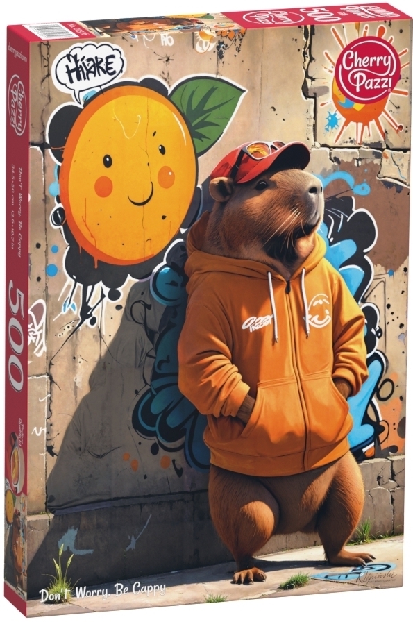Grafittidyr med attitude, 500 brikker