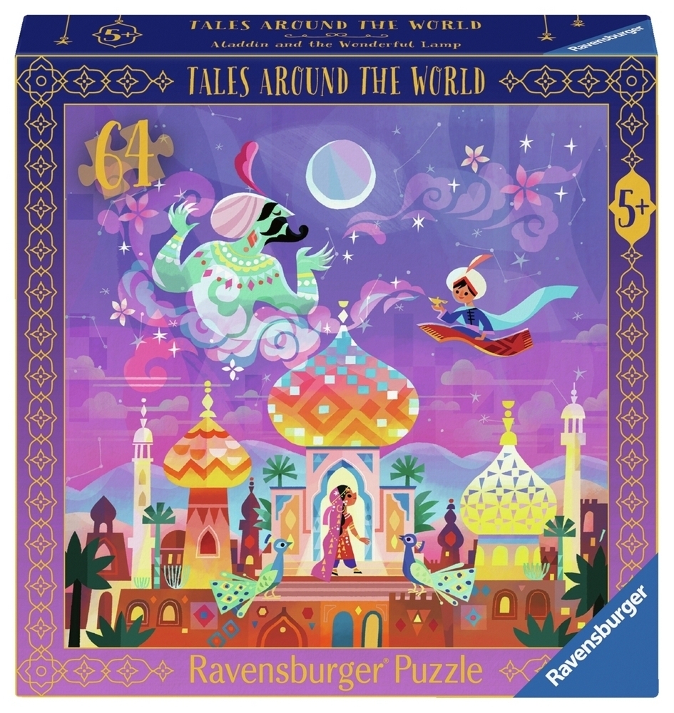 Eventyr fra hele verden: Aladdin og den vidunderlige lampe, 64 brikker