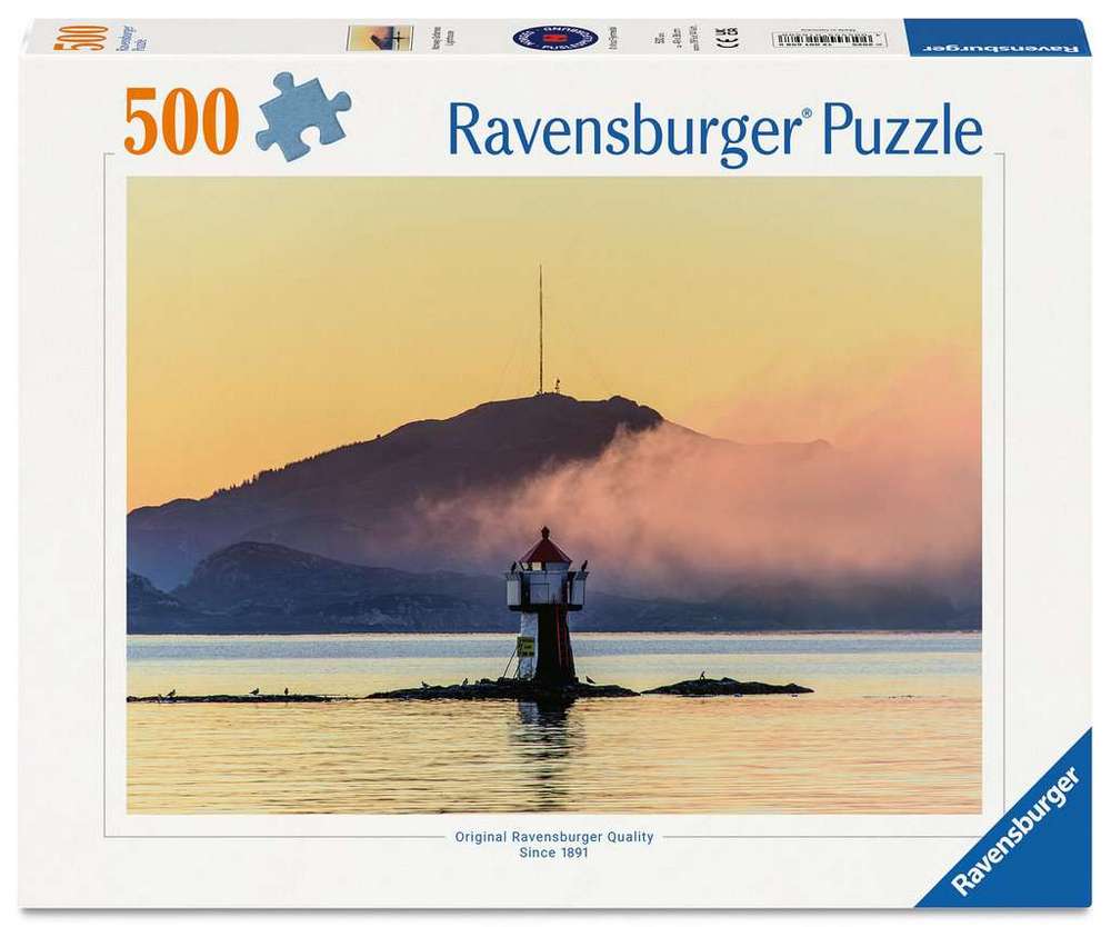 Ravensburger Puslespil - Norge: Fyrtårnet på klippen, 500 brikker