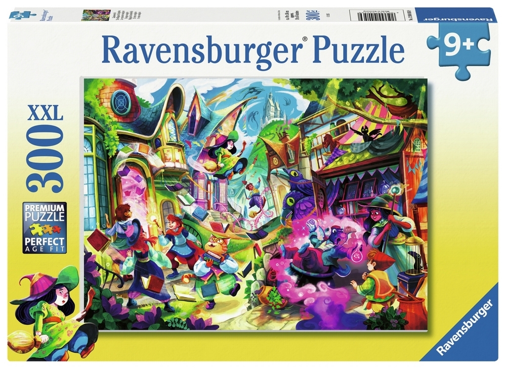 Ravensburger Puslespil - Landsby fuld af trylleri, 300 brikker