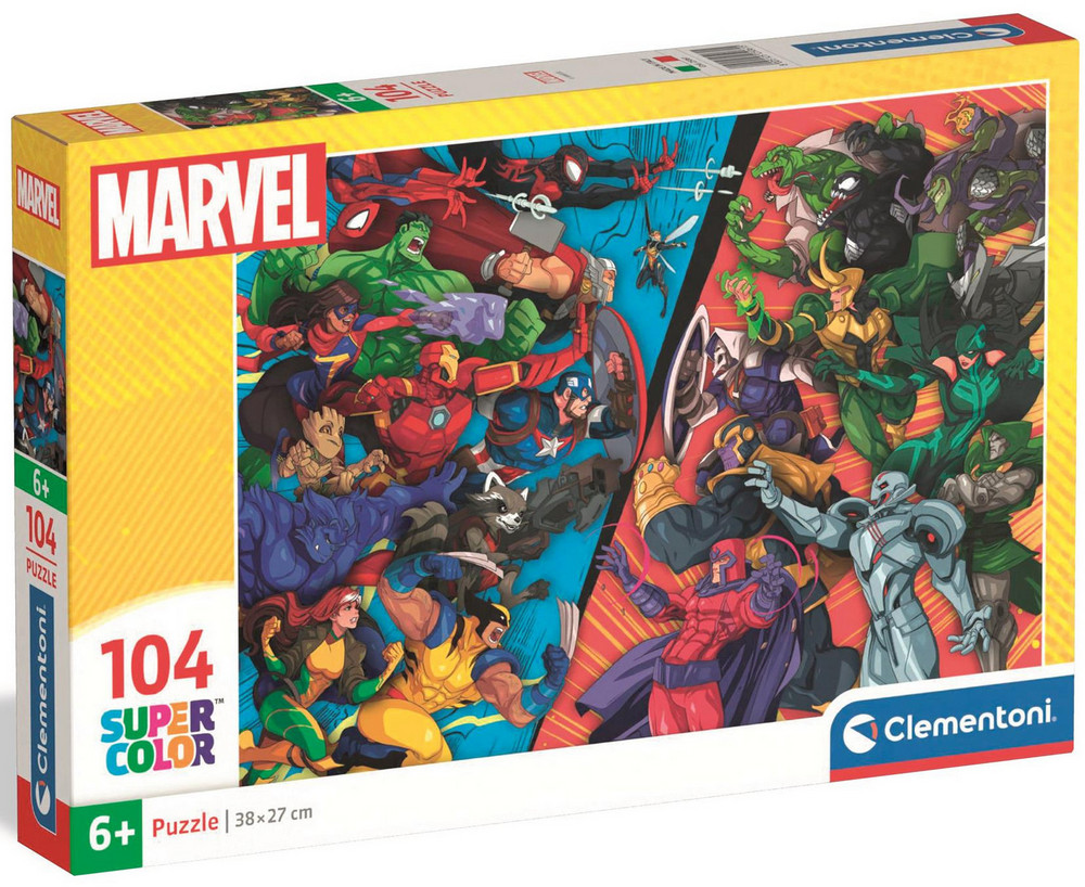 Marvel: Helte og skurke, 104 brikker