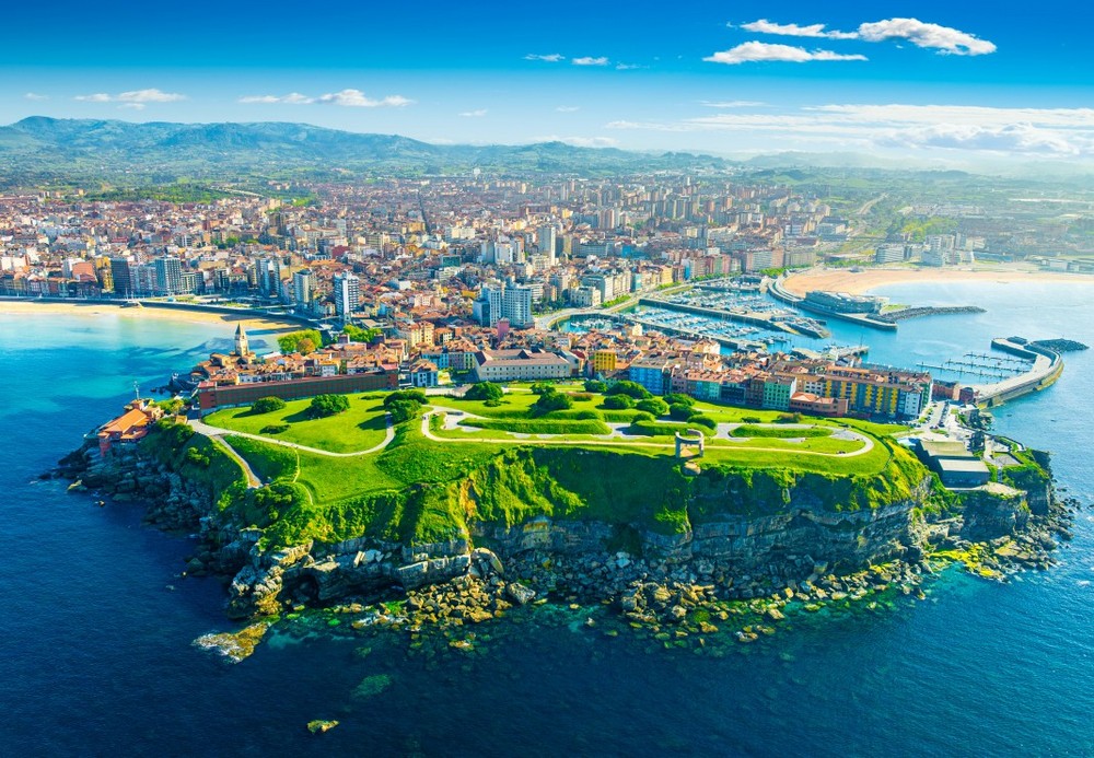 Spanien: Gijon, 1000 brikker