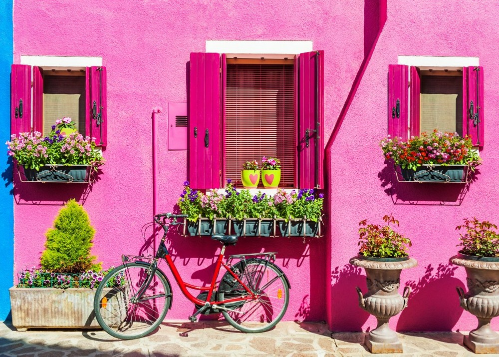Italien: Burano, 500 brikker