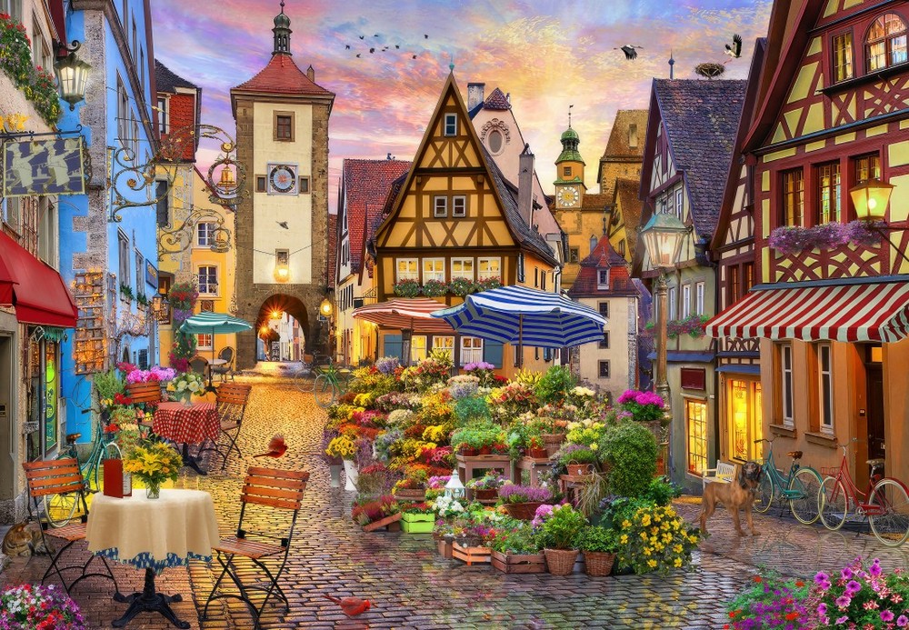 Maclean: Rothenburg ob der Tauber - Tyskland, 1000 brikker