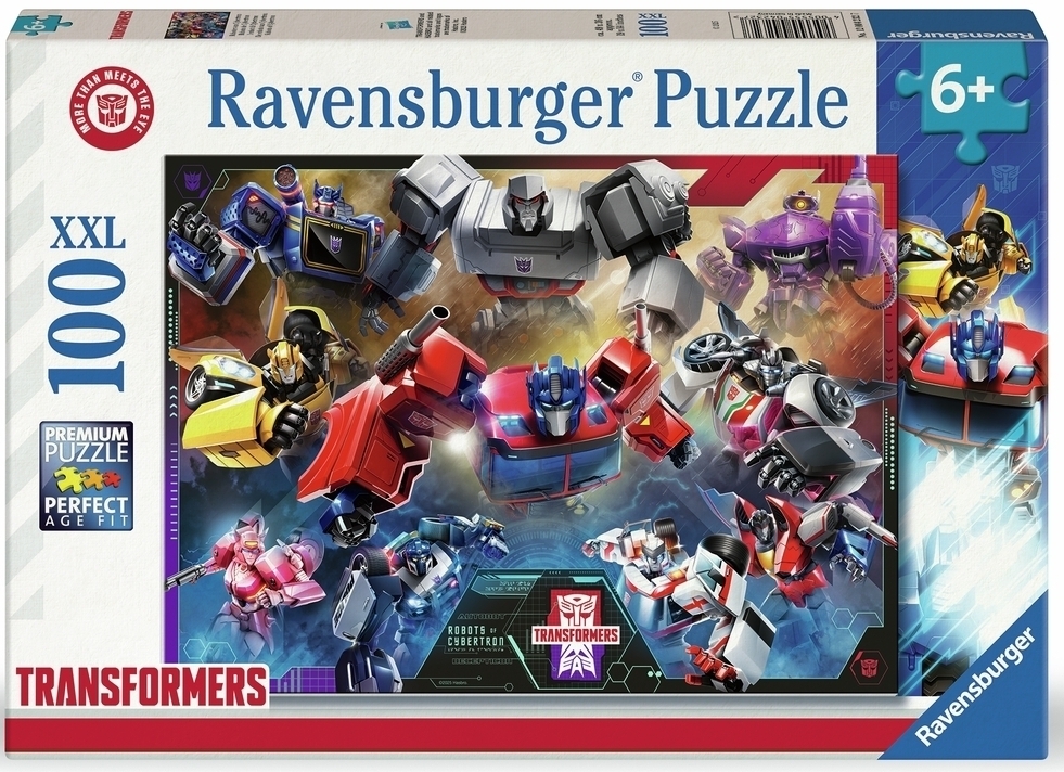 Ravensburger Puslespil - Transformers, 100 brikker