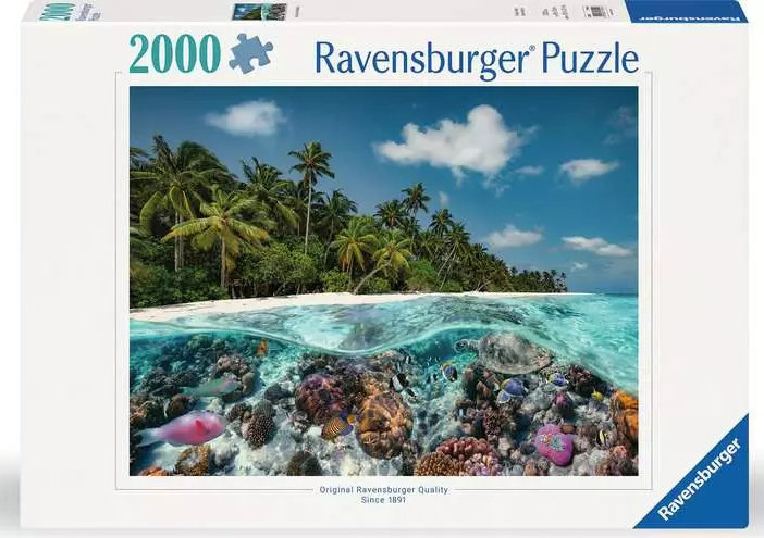 Ravensburger Puslespil - Hefele: Maldiverne, 2000 brikker
