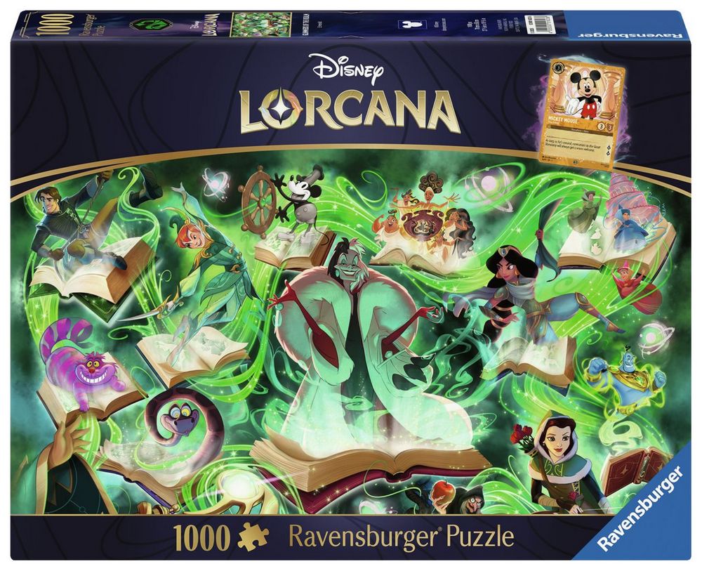 Disney Lorcana: Glimmers of the Realm - Emerald, 1000 brikker