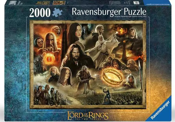 Ravensburger Puslespil - Ringenes Herre: De to Tårne, 2000 brikker