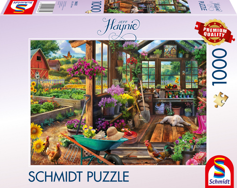 Haynie: Charmerende drivhus, 1000 brikker