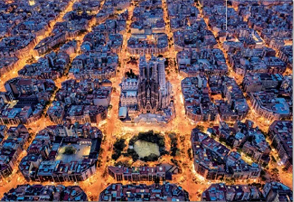 Barcelona: Byens geometri, 1500 brikker