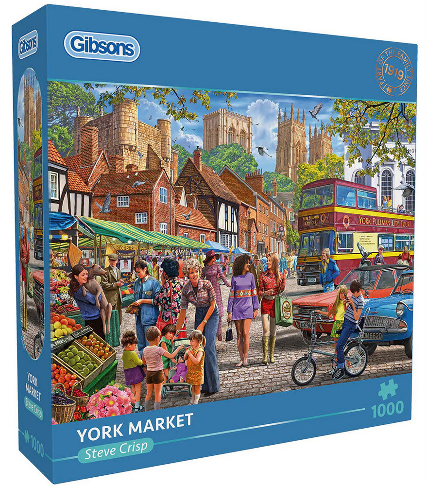Crisp: Markedsdag i York, 1000 brikker