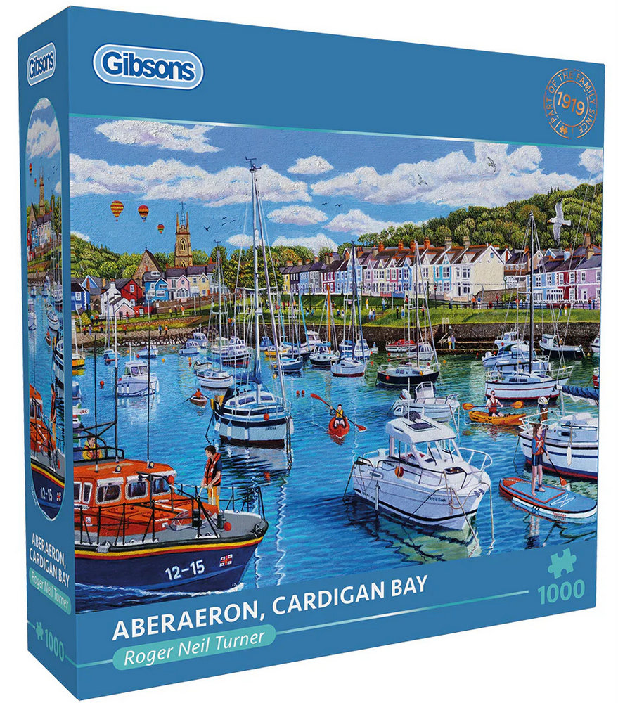 Turner: Aberaeron, Cardigan Bay, 1000 brikker